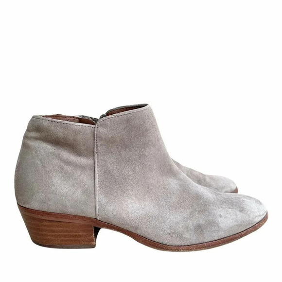 Sam Edelman Women’s Size 8.5 W Tan Petty Chelsea Suede Ankle Bootie - Picture 1 of 4
